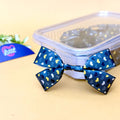 Ribbon Bow-Ribbon Bow 10 Pcs Pack Readymade Yellow Black Satin Craft-Littl