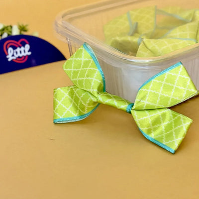 Ribbon Bow-Ribbon Bow 10 Pcs Pack Readymade Transformative Teal Satin-Littl