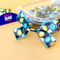Ribbon Bow-Ribbon Bow 10 Pcs Pack Readymade Transformative Teal Satin-Littl