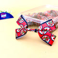 Ribbon Bow-Ribbon Bow 10 Pcs Pack Readymade Red Black Satin Trousseau-Littl