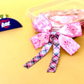 Damask Petal Pink – Ready-Made Satin Bows, Pack of 10   Littl