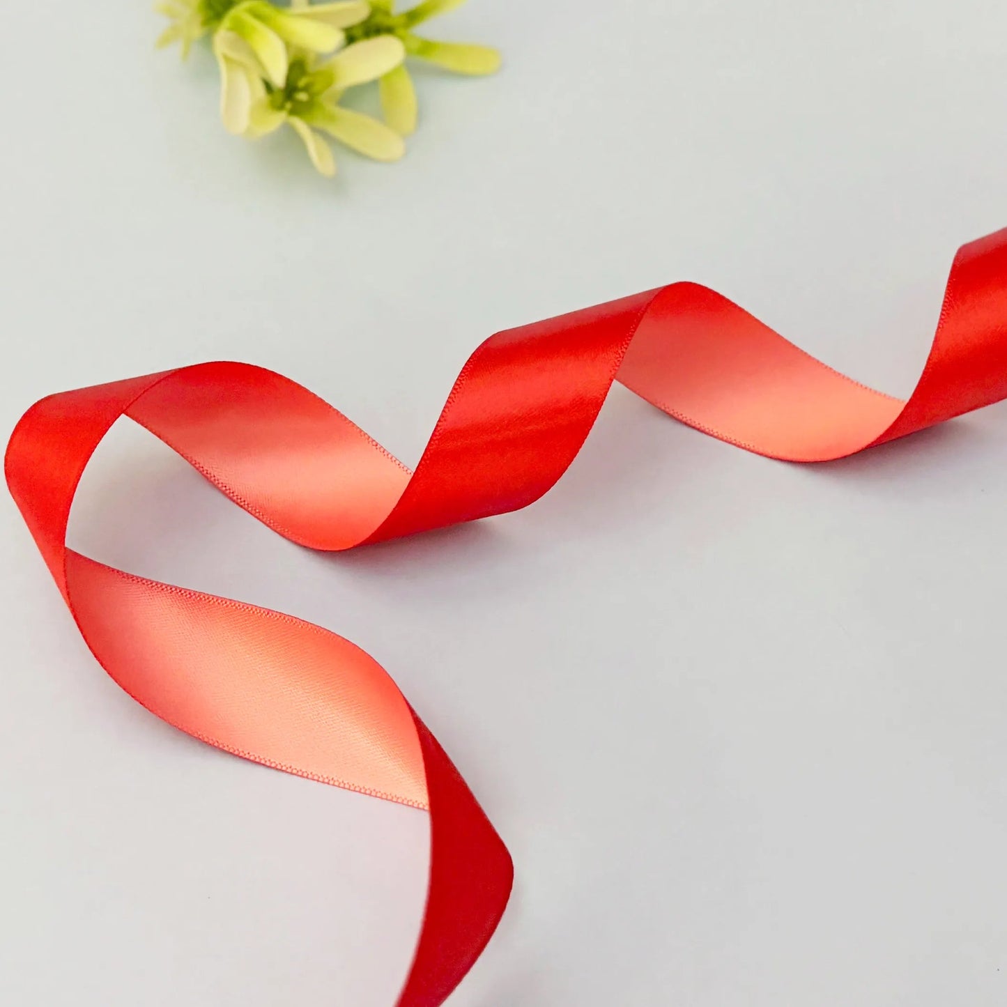 ribbon--premium red satin ribbon - gift wrapping & decoration - littl-littl ribbons