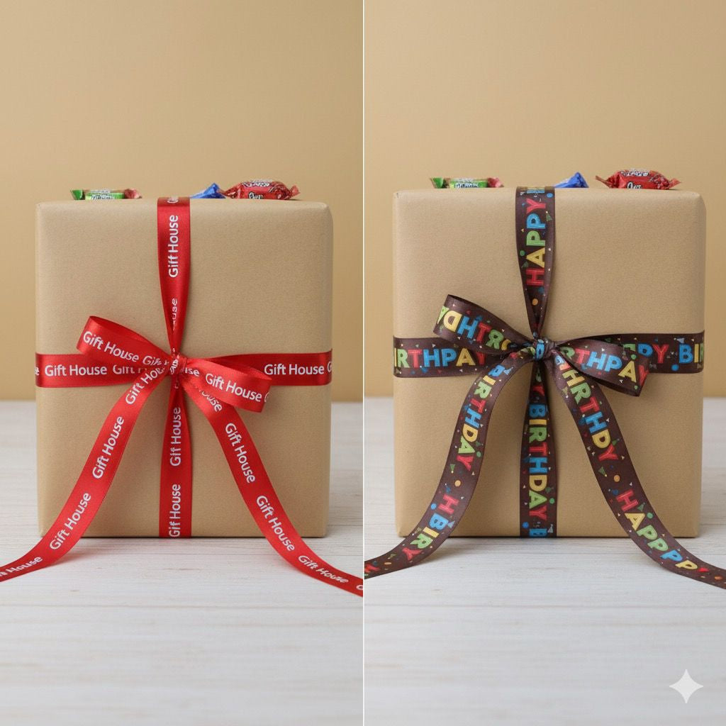 Compare between Birthday Ribbon and Customised Name Ribbon