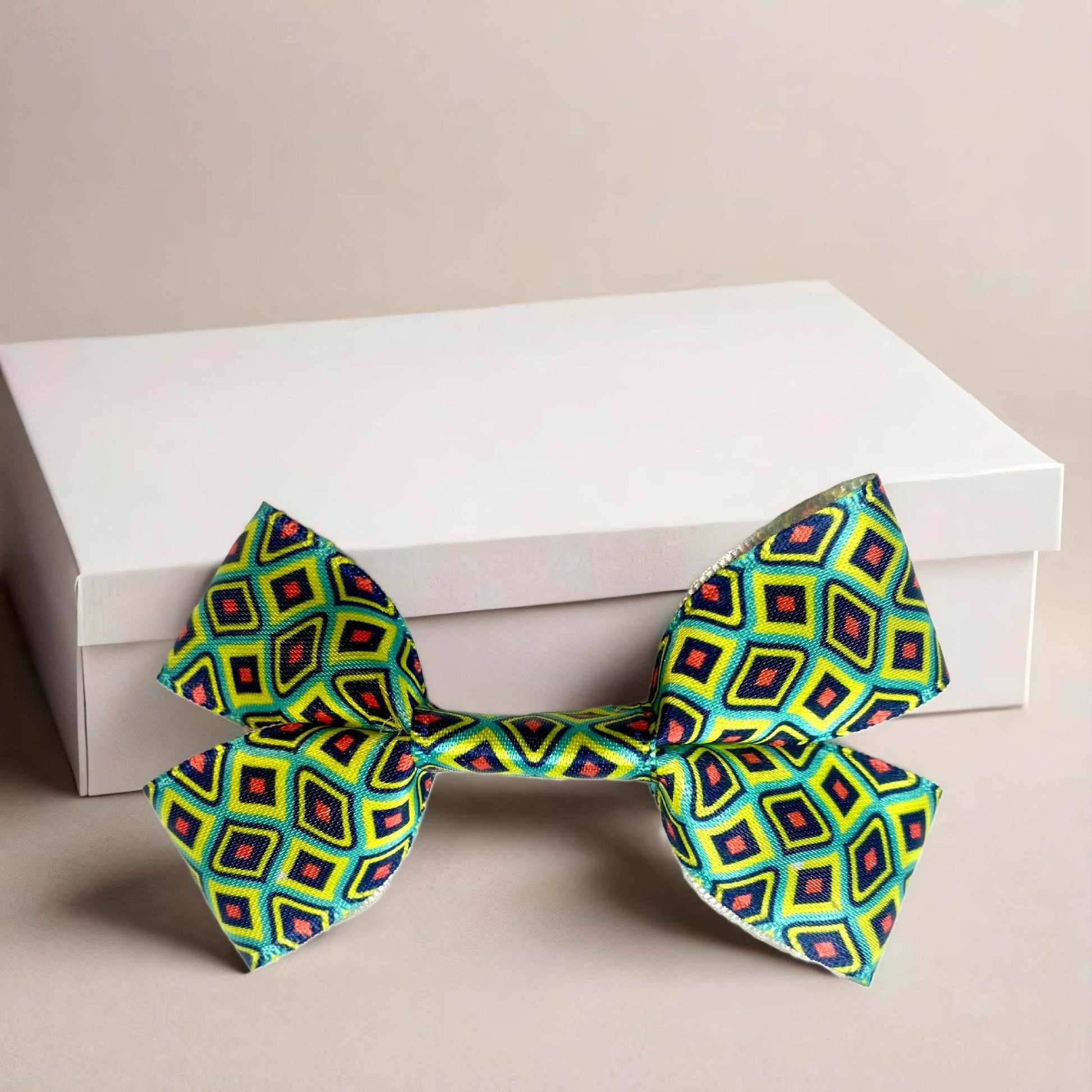  printed ribbon bows-10 pcs pack - Littl