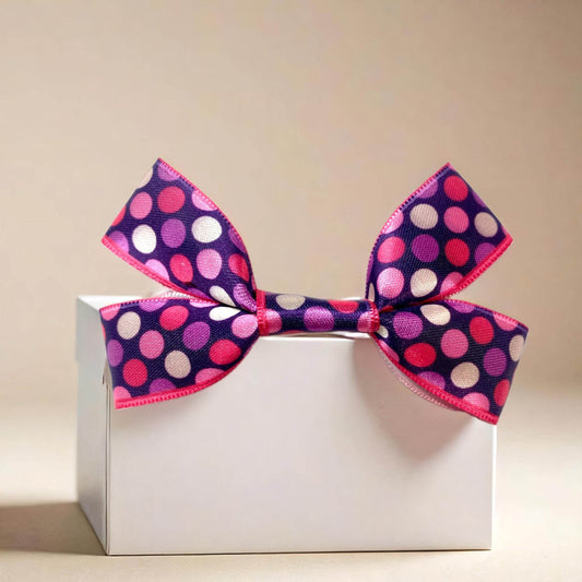 Printed Satin Bows for Gifts & Crafts-10 pcs pack - Littl