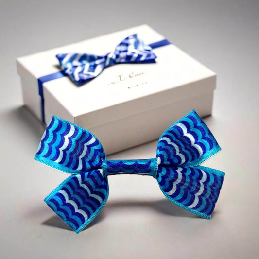 Printed Satin Bows for Gifts & Crafts-10 pcs pack - Littl
