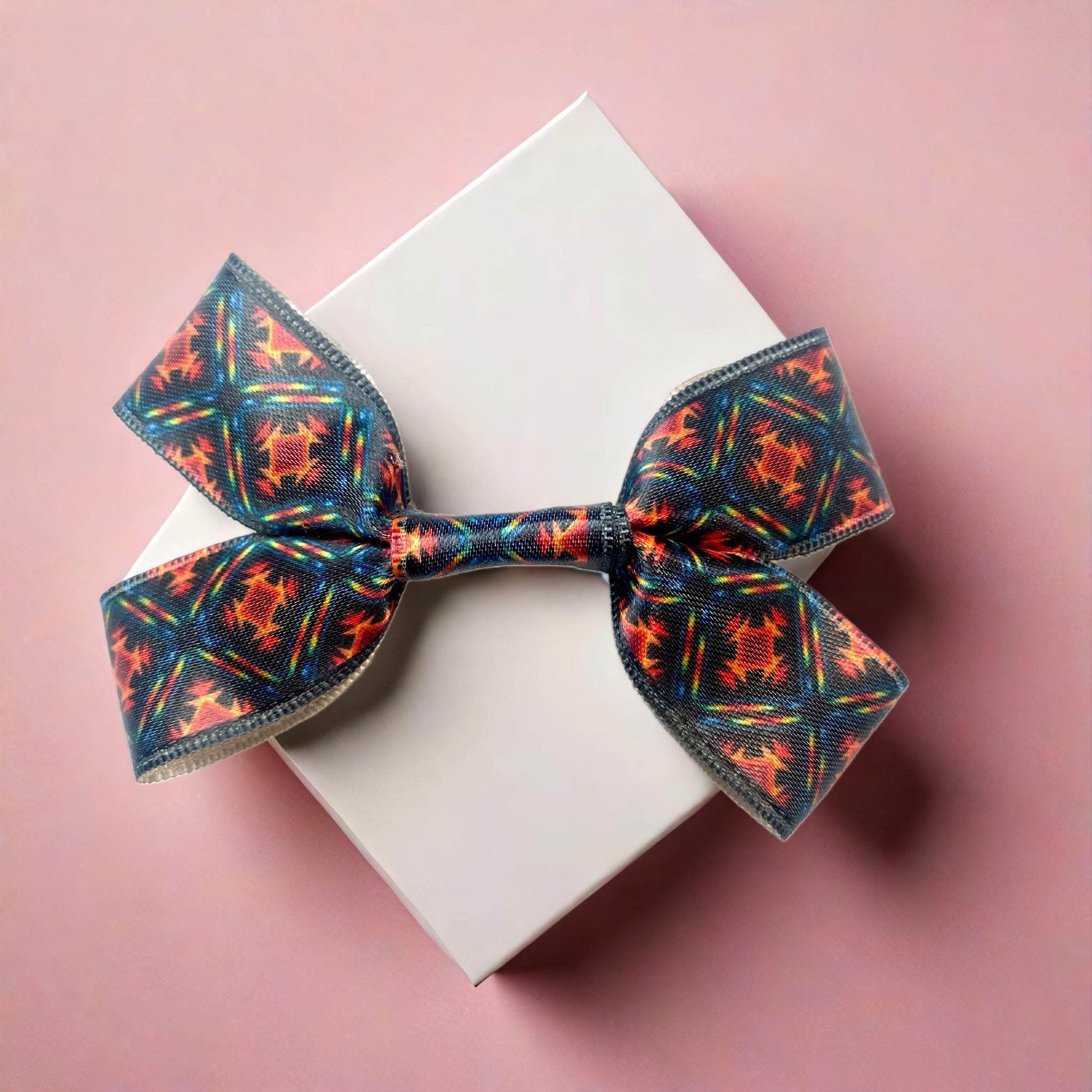 Printed Satin Bows for Gifts & Crafts-10 pcs pack - Littl