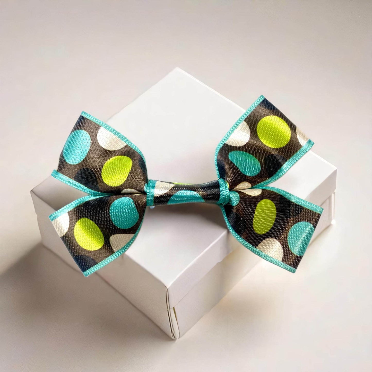 printed satin bows for gifts & crafts-10 pcs pack - littl