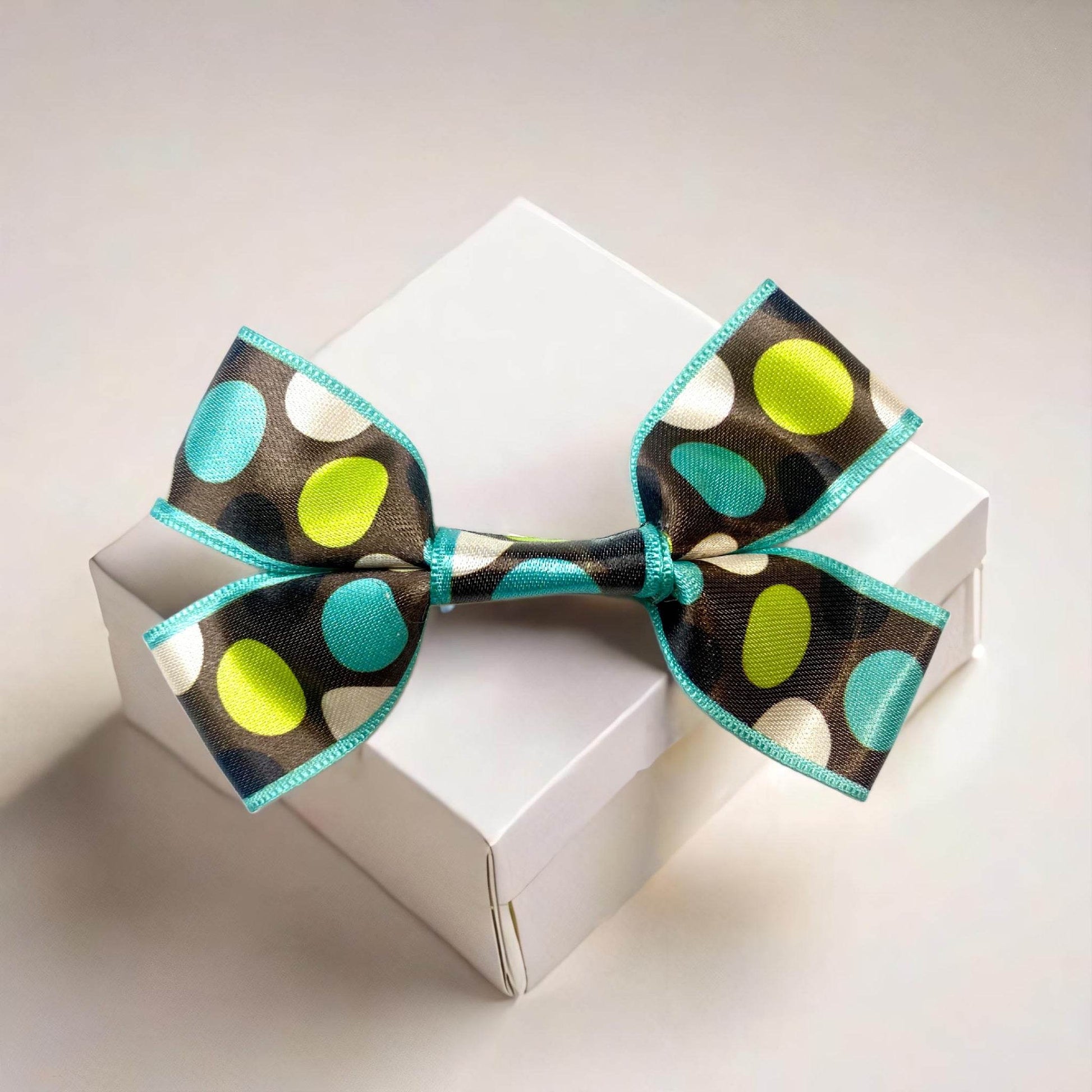 Printed Satin Bows for Gifts & Crafts-10 pcs pack - Littl