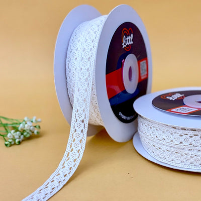 Lace-White-Cotton Crochia Lace-CR06-Littl