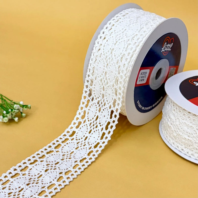 Lace-White-cotton-crochia-lace-cr39-Littl