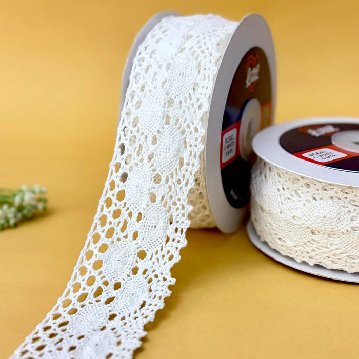 Circle Medallion Cotton – Cotton Crochet Lace, 50 mm