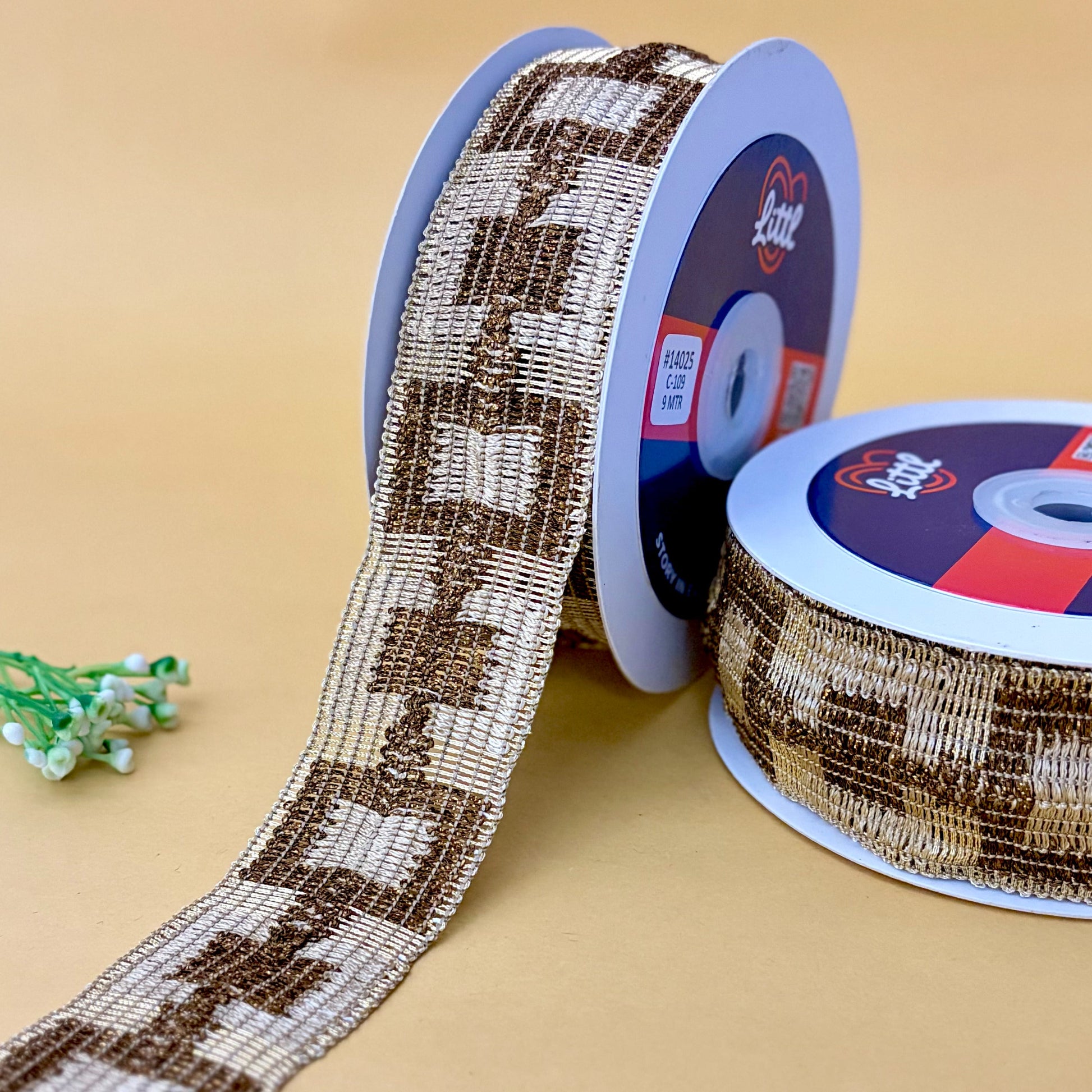 Lace-Beige-Color Crochet Lace-14025-Littl