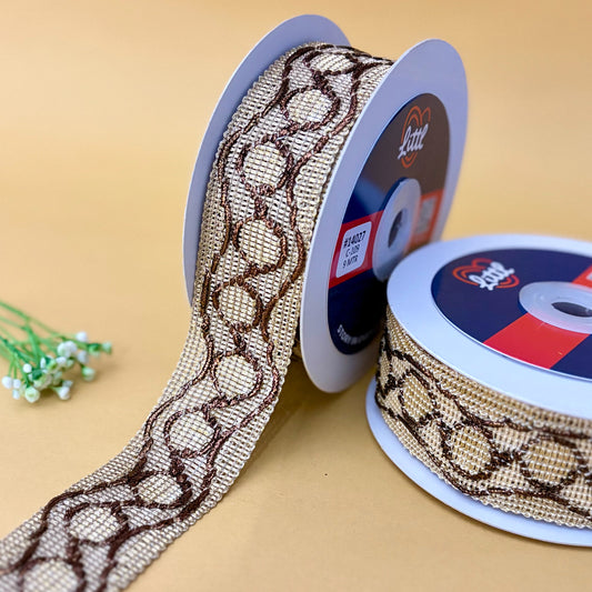 Lace-Beige-Color Crochet Lace-14027-Littl