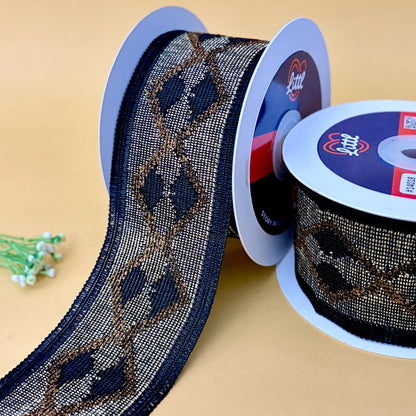 Lace-Black-Color Crochet Lace-14018-Littl