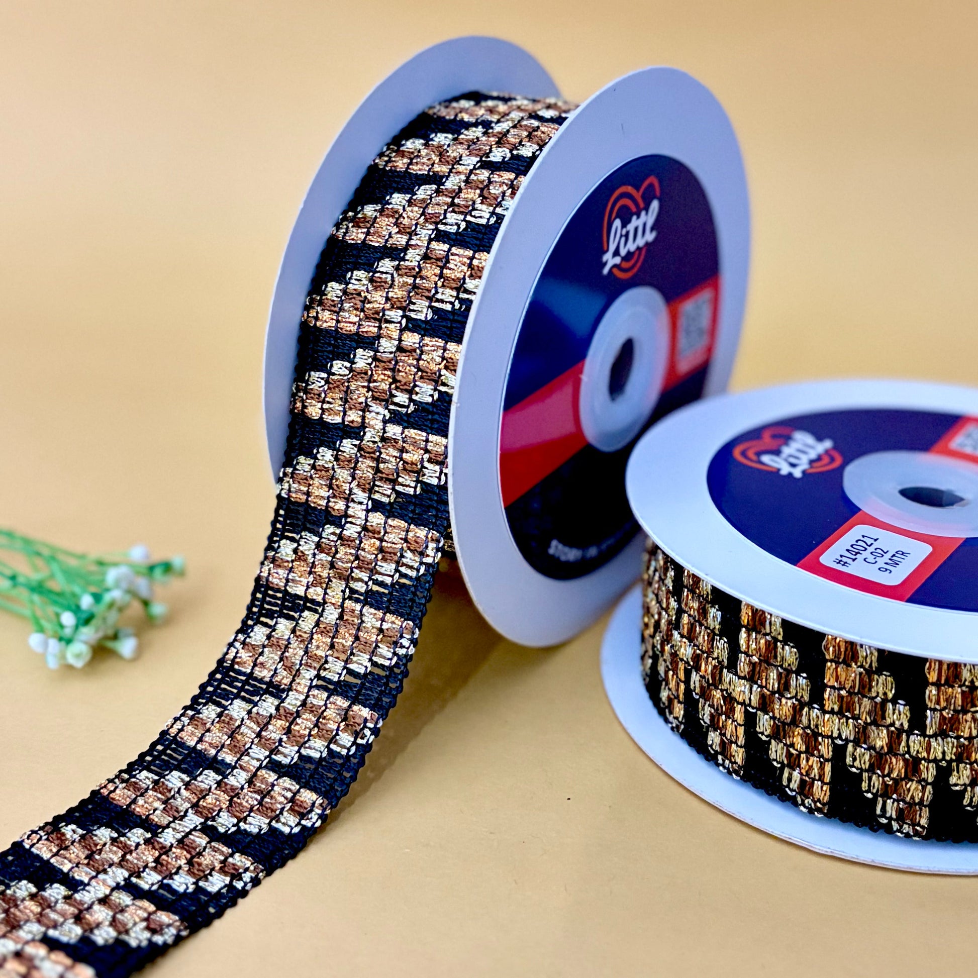 Lace-Black-Color Crochet Lace-14021-Littl