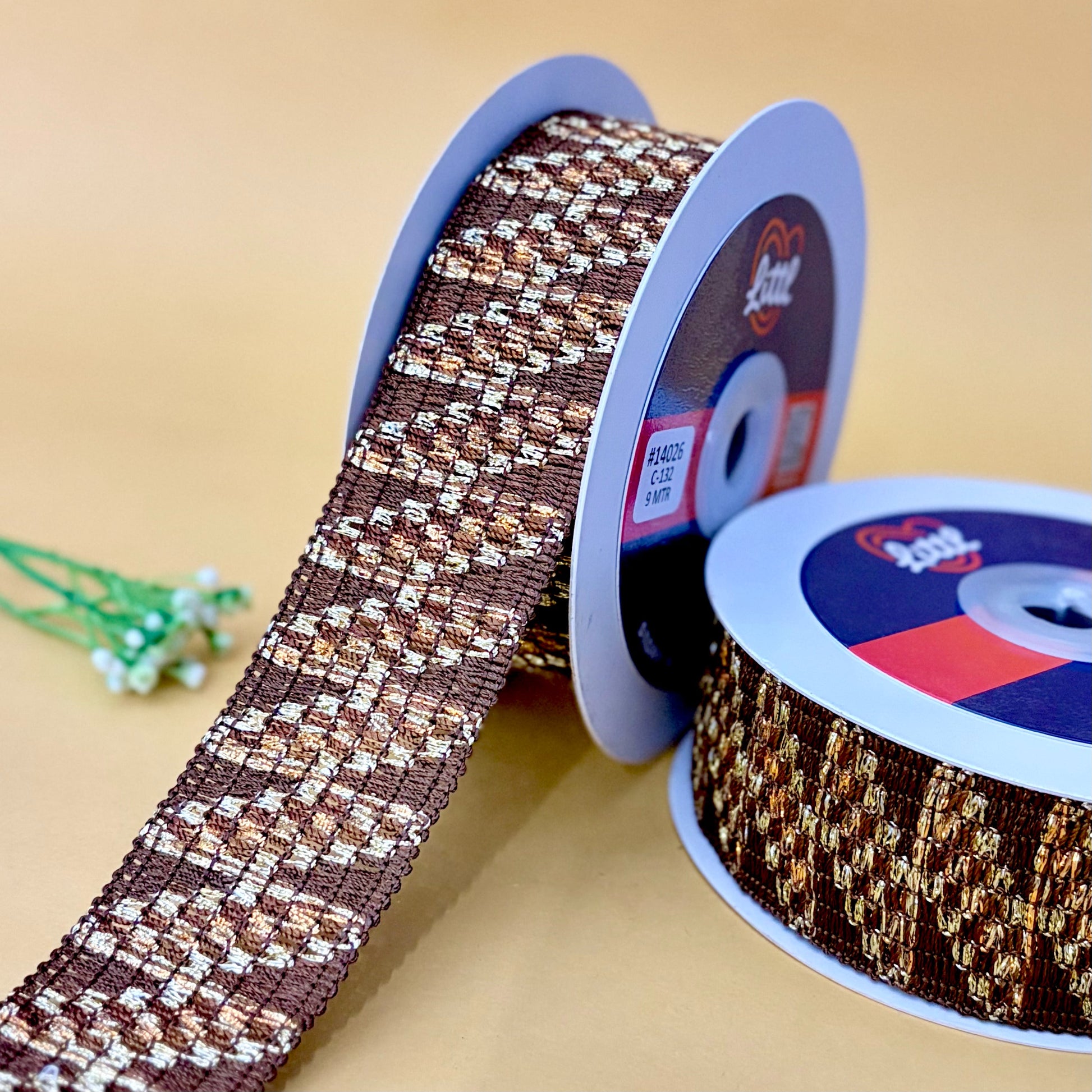 Lace-Brown-Color Crochet Lace-14021-Littl