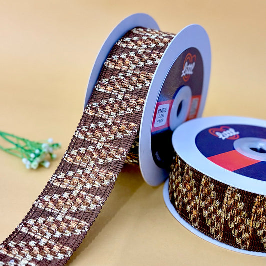 Lace-Brown-Color Crochet Lace-14021-Littl