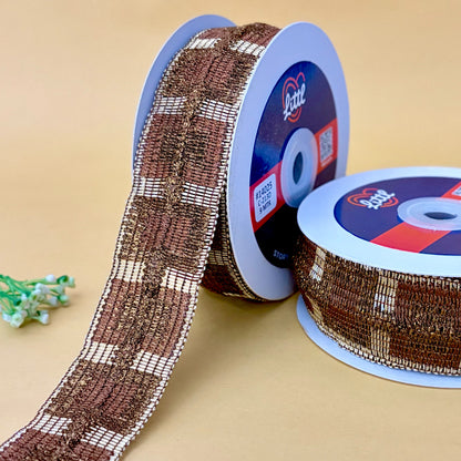 Lace-Brown-Color Crochet Lace-14025-Littl