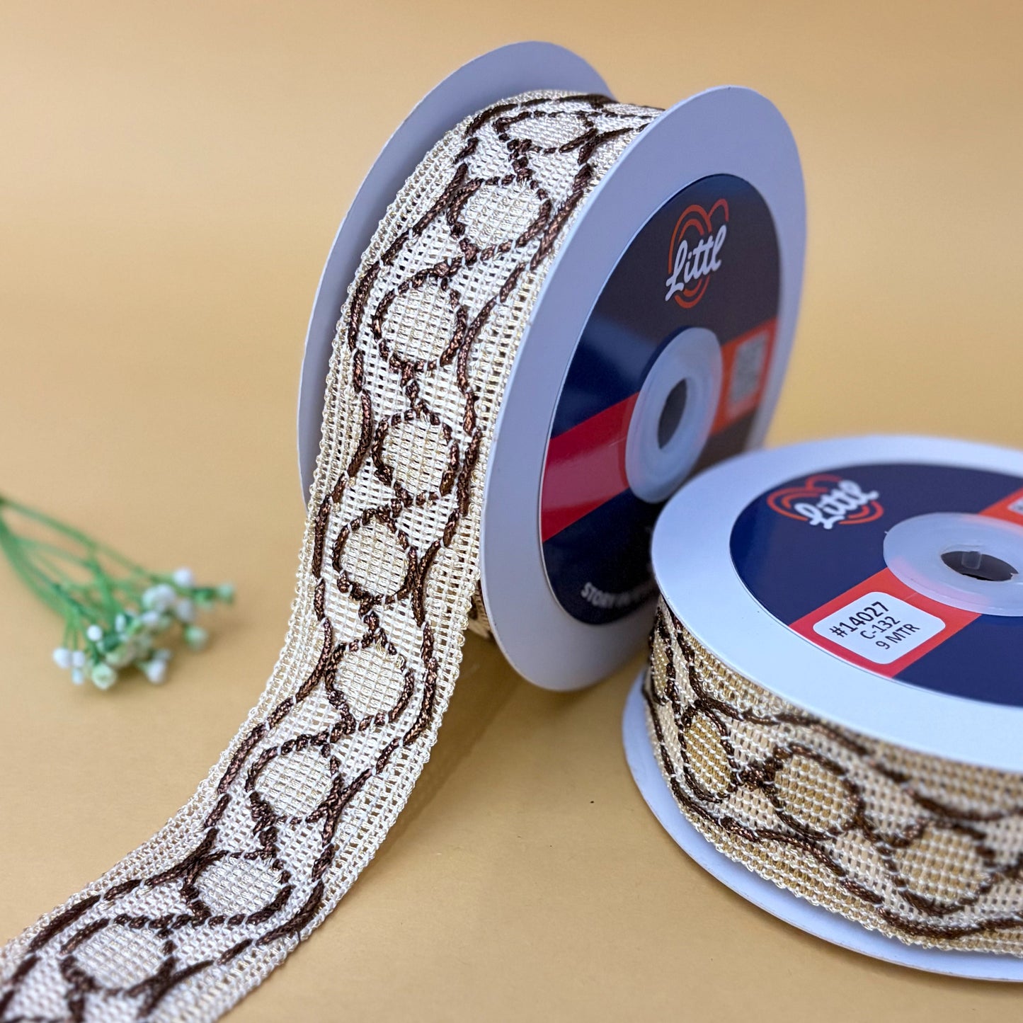 lace-ivory-color crochet lace-14027-littl