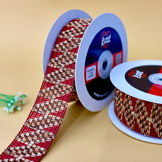 Lace-Maroon-Color Crochet Lace-14021-Littl