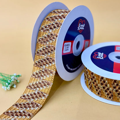 Lace-Mustard-Color Crochet Lace-14021-Littl