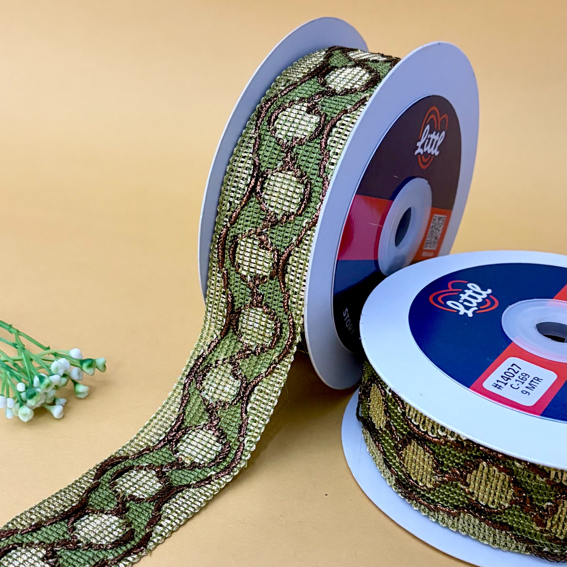 Lace-Olive-Color Crochet Lace-14027-Littl