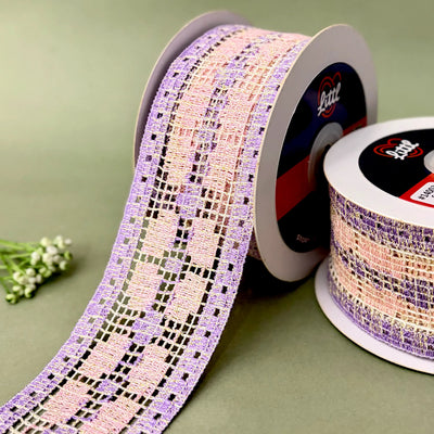 Lace-Lilac-Color Crochet Lace-14003-Littl