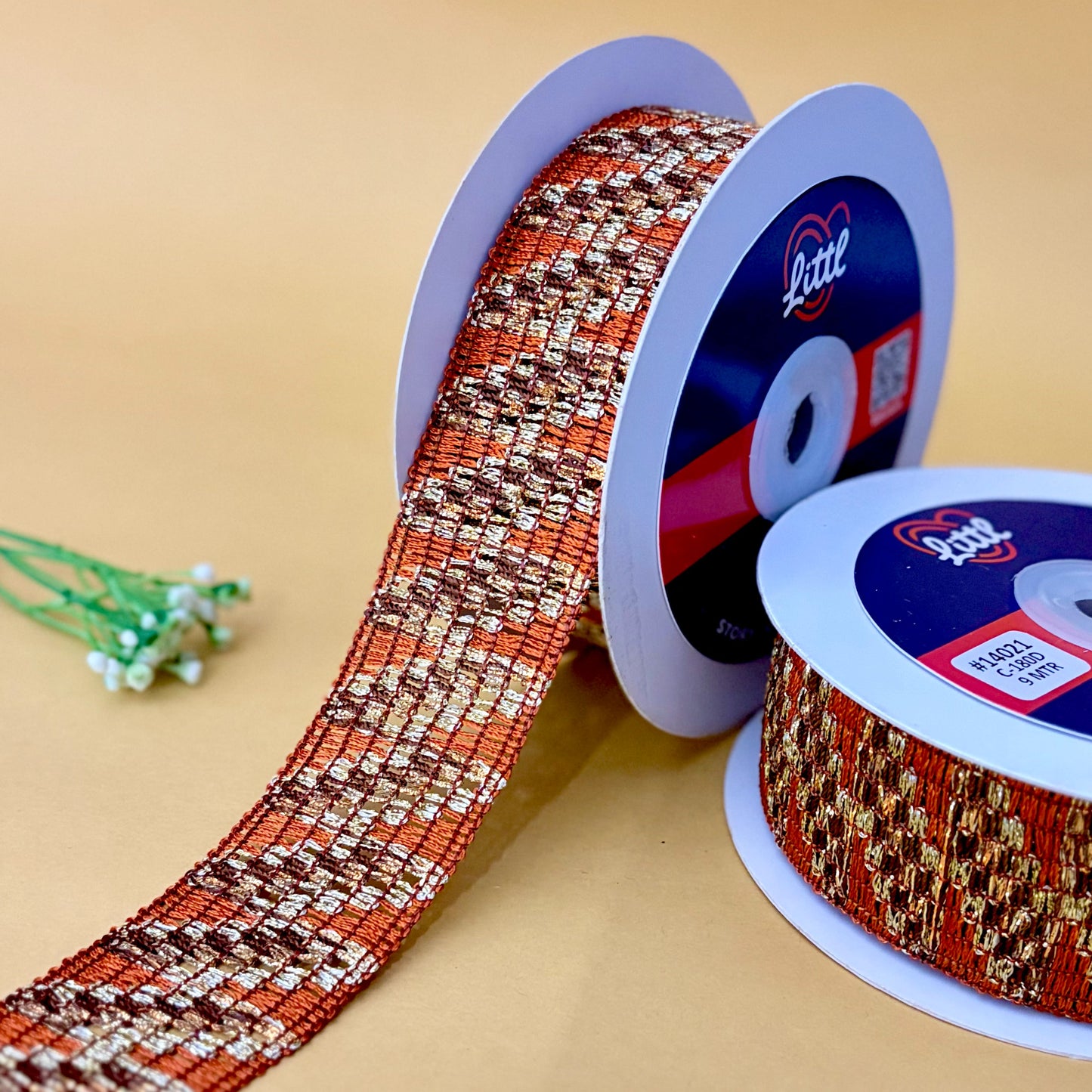 lace-rust-color crochet lace-14021-littl