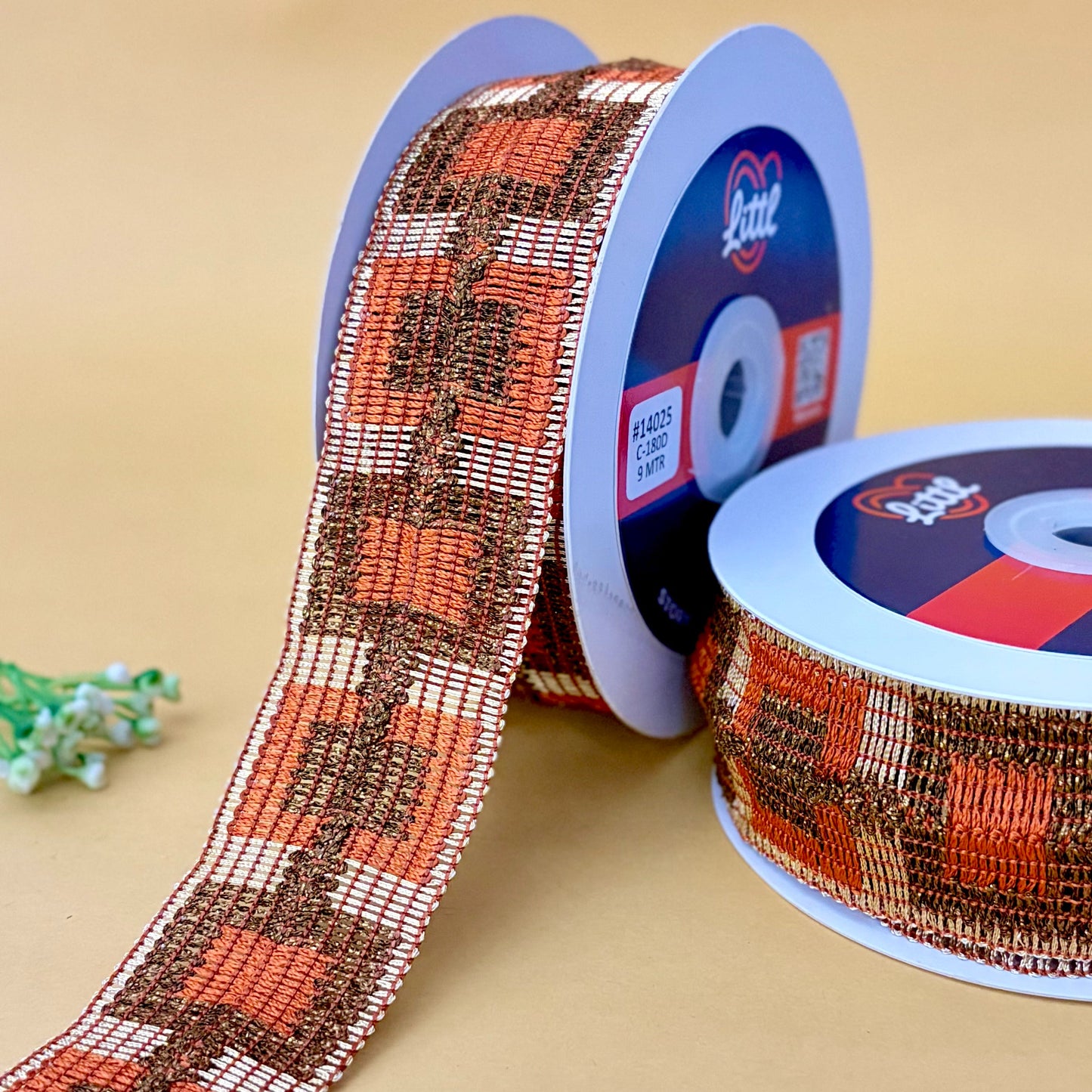 lace-rust-color crochet lace-14025-littl