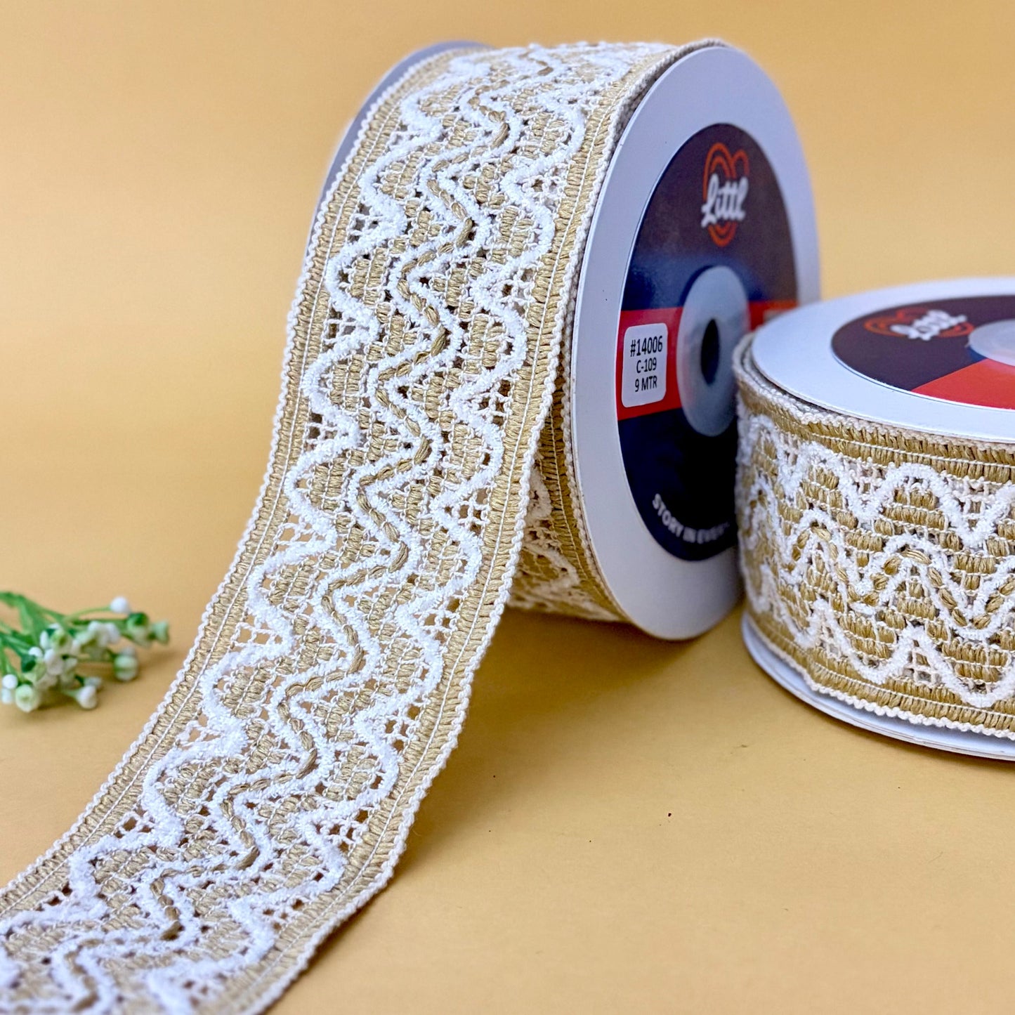 lace-ivory-color crochet lace-14006-littl