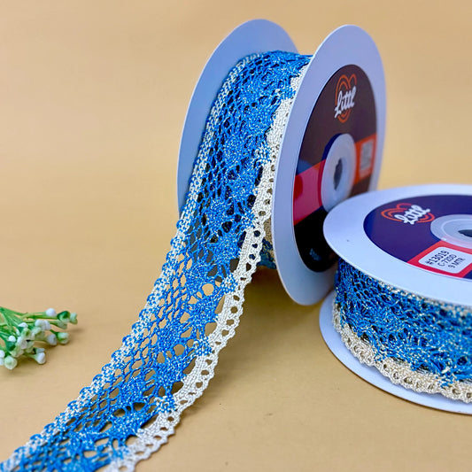 Lace-Aqua-Crochia Lace in multiple colors-13019-Littl