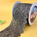 Lace-Black-Color Crochia Lace-13816-Littl