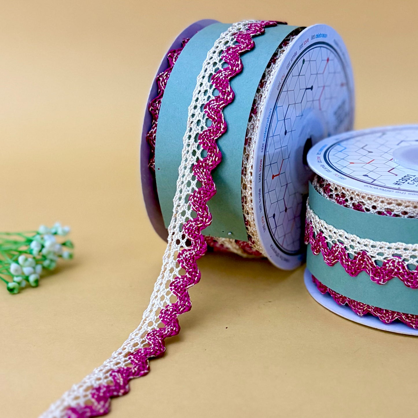 lace-fushia-color crochia lace-13071-littl