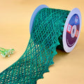 Lace-Dark Green-Color Crochia Lace-13816-Littl