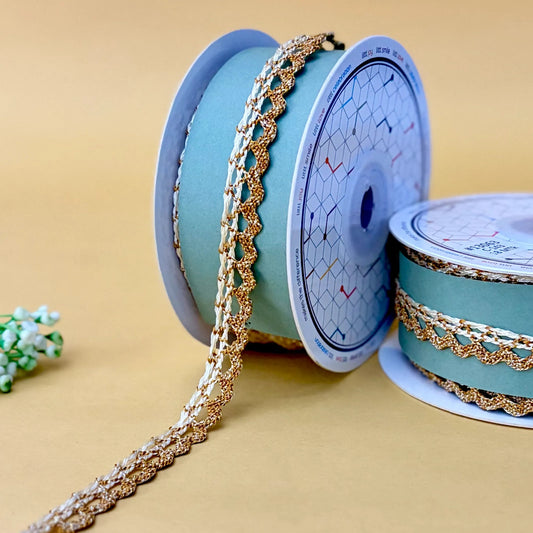 Lace-Mustard-Color Crochia Lace-13063-Littl