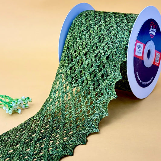 Lace-Olive-Color Crochia Lace-13816-Littl