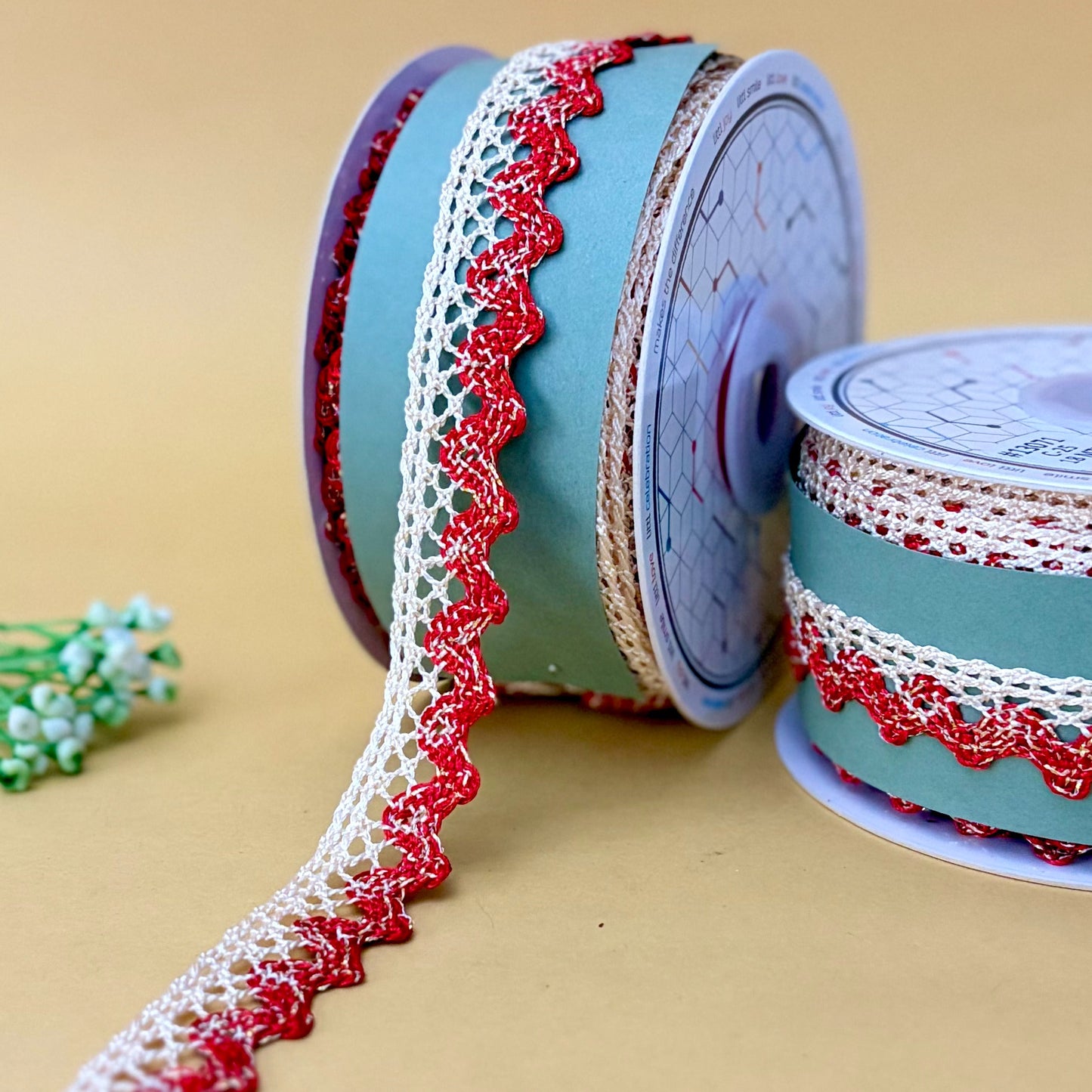 lace-red-color crochia lace-13071-littl