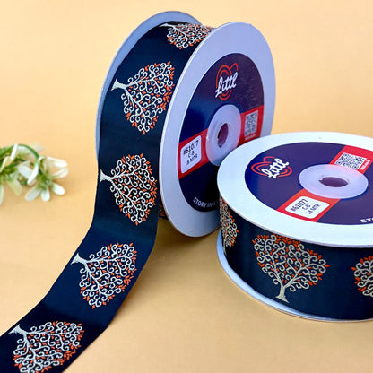 Ribbon-Saree Lace Border 1.5 Inch 18m Mother Nature Satin Weave 61077-Littl