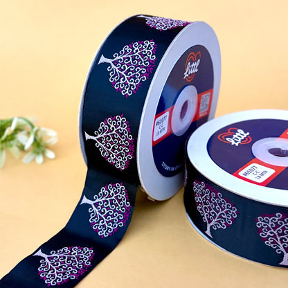 Ribbon-Saree Lace Border 1.5 Inch 18m Mother Nature Satin Weave 61077-Littl