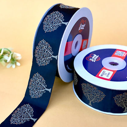 Ribbon-Saree Lace Border 1.5 Inch 18m Mother Nature Satin Weave 61077-Littl