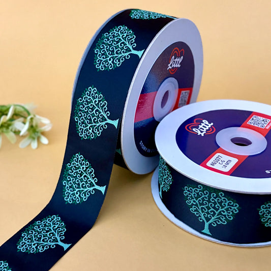 Ribbon-Saree Lace Border 1.5 Inch 18m Mother Nature Satin Weave 61077-Littl