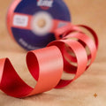 The Ruby Red – Crimson & Scarlet Dual Tone Satin Ribbon, 20 mm   Littl