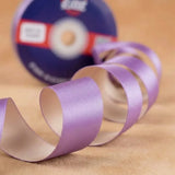 The Vintage Mauve – Mauve & Beige Dual Tone Satin Ribbon, 12 & 3/4 inch (20 mm)   Littl