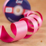 The Fuchsia Rose – Fuchsia & Rose Pink Dual Tone Satin Ribbon, 12 & 3/4 inch (20 mm)   Littl