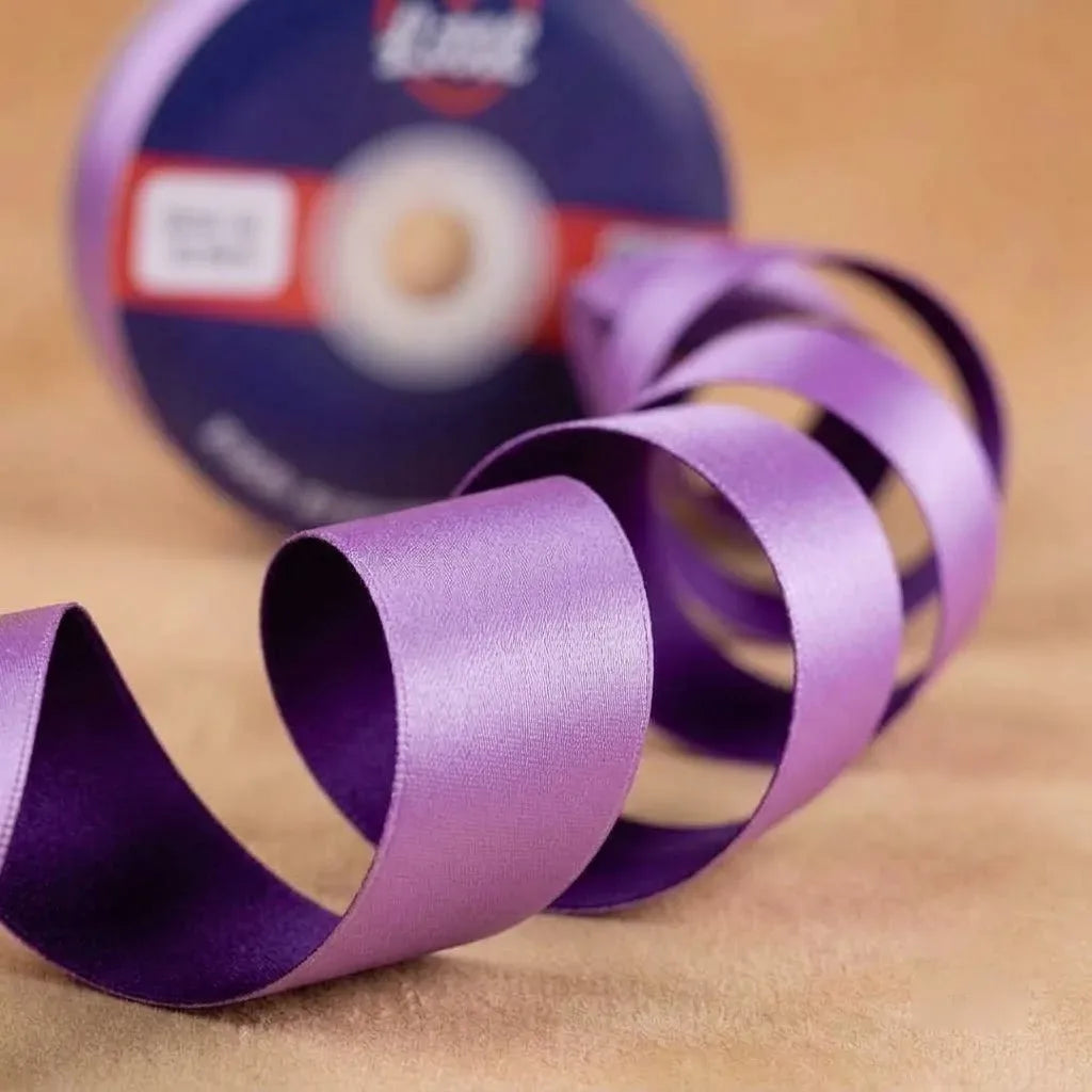 The Royal Amethyst – Purple & Lilac Dual Tone Satin Ribbon, 12 & 3/4 inch (20 mm)   Littl