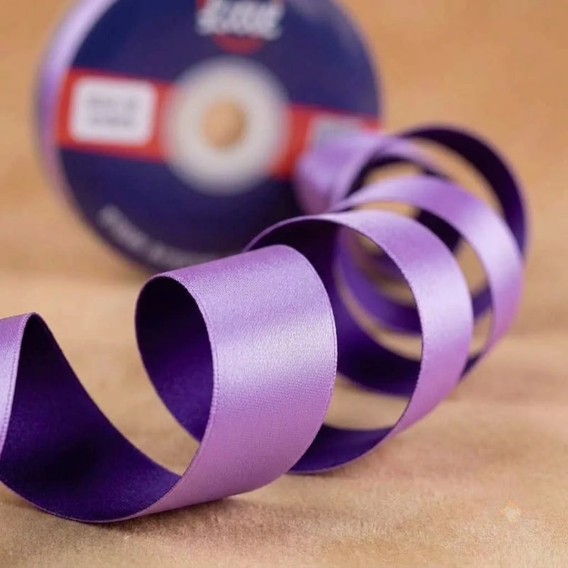The Royal Amethyst – Purple & Lilac Dual Tone Satin Ribbon, 20 mm   Littl