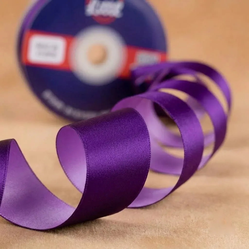 The Royal Amethyst – Purple & Lilac Dual Tone Satin Ribbon, 12 & 3/4 inch (20 mm)   Littl