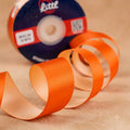 The Summer Peach – Orange & Peach Dual Tone Satin Ribbon, 20 mm   Littl
