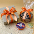 The Summer Peach – Orange & Peach Dual Tone Satin Ribbon, 20 mm   Littl
